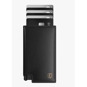 Ekster Leather Parliament Card Wallet Slim in Fortuna Black